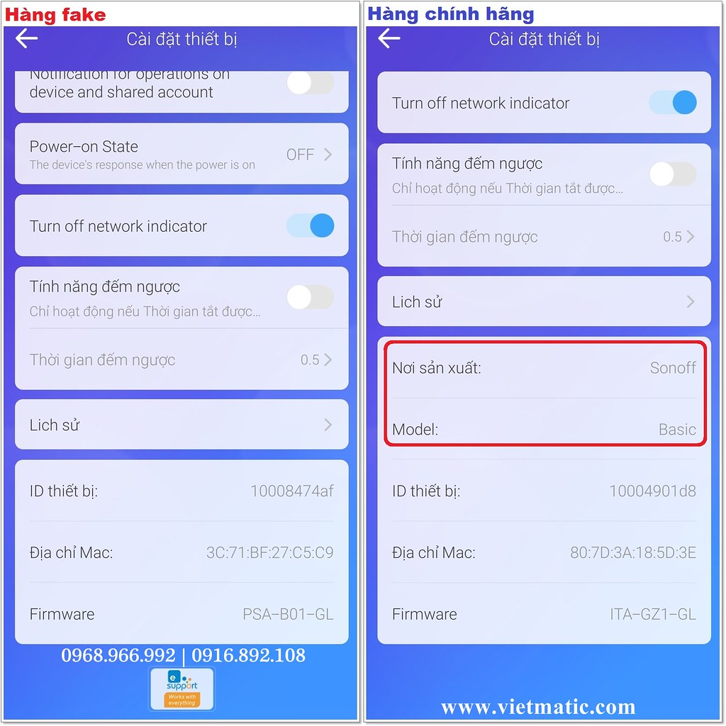 dau hieu nhan biet sonoff fake 2