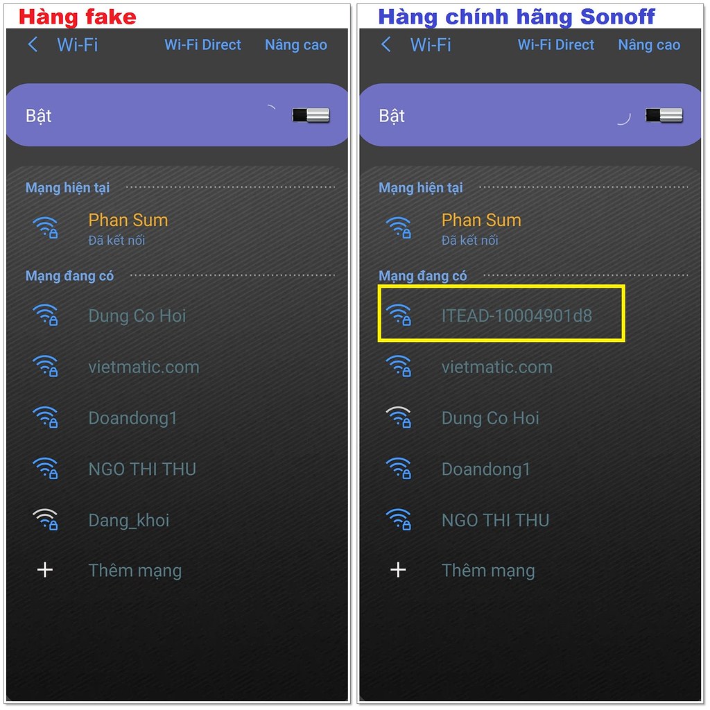 dau hieu nhan biet sonoff fake 3