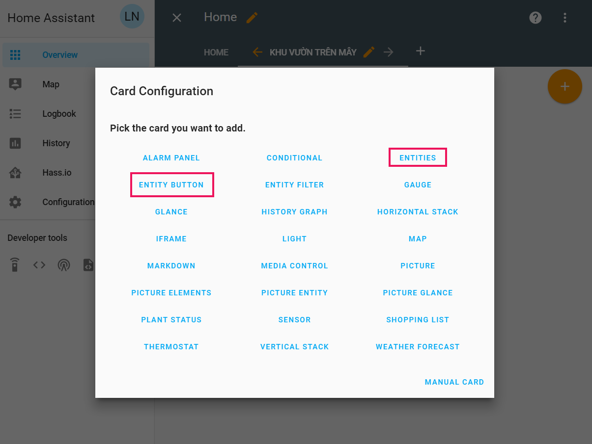 ket noi sonoff hass 22