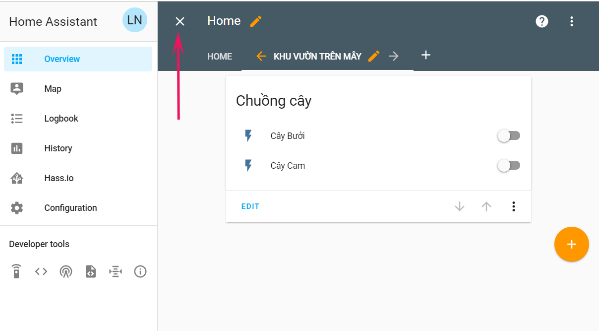 ket noi sonoff hass 24